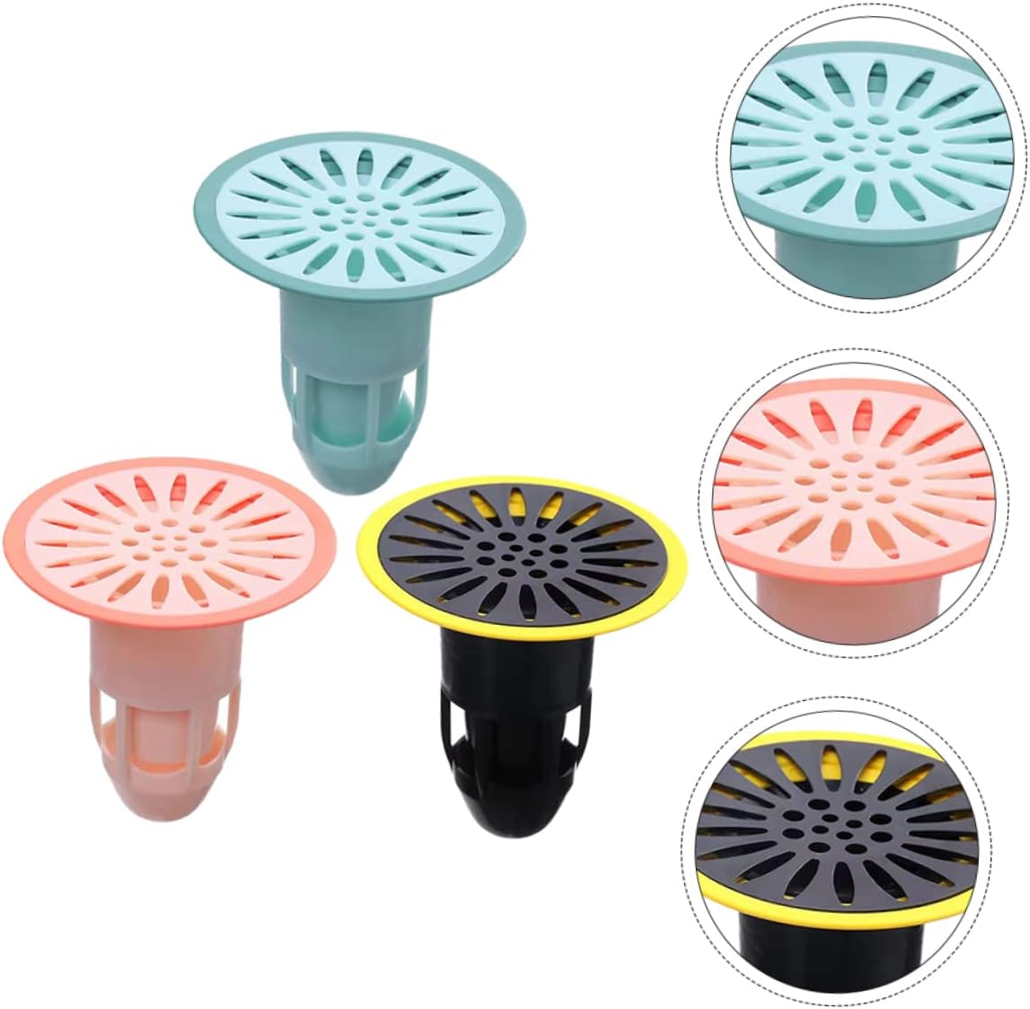 3 pièces désodorisants de canalisation de sol