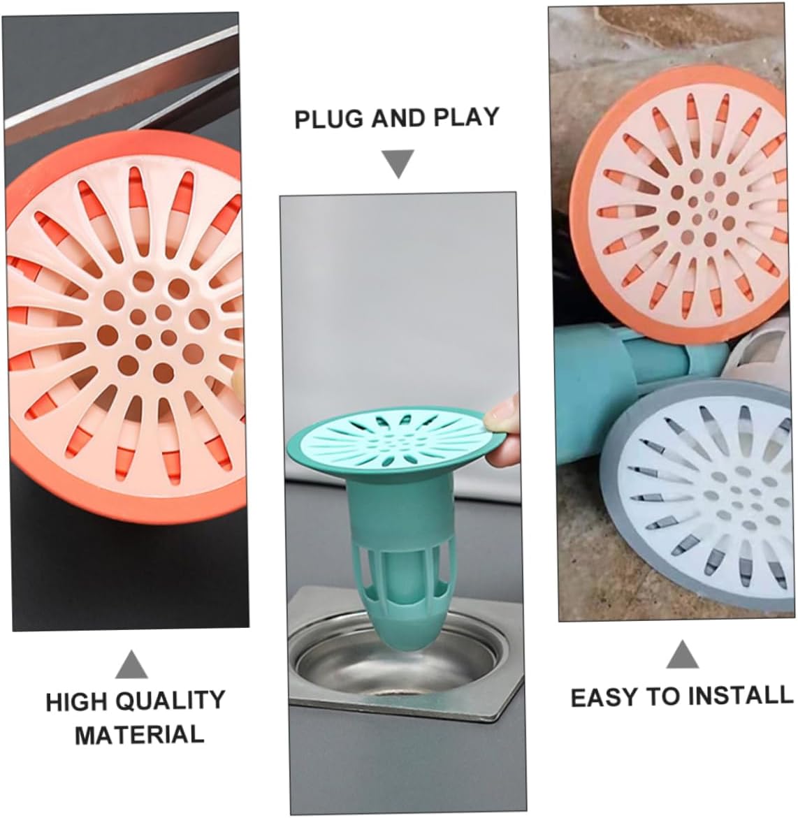 3 pièces désodorisants de canalisation de sol