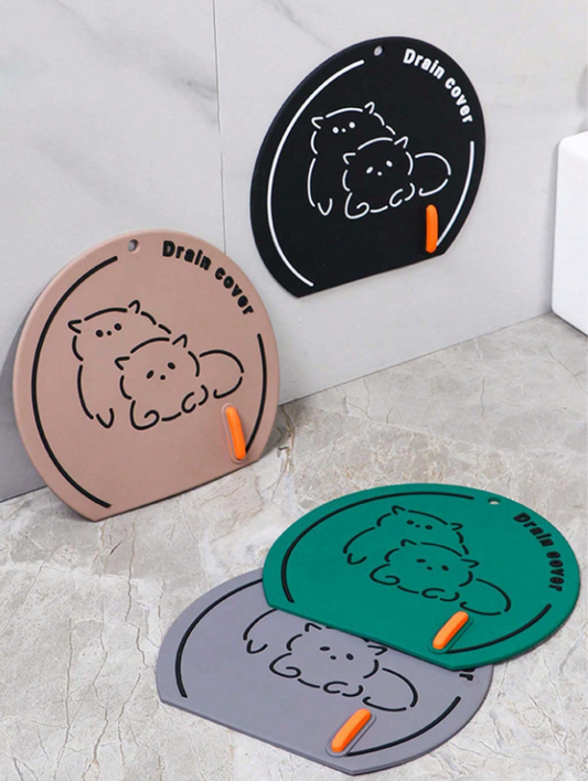 3 Couvercles de drain en silicone